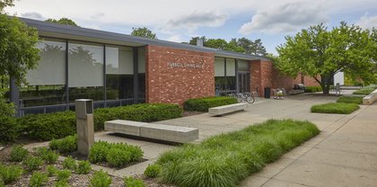 Exterior view of Hubbell Dining Hall