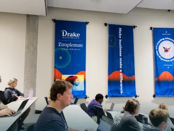 Drake Campus Tour (Highlights) - Aliber Hall Classroom