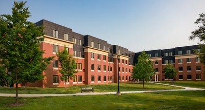 The L Apartments are two and four person apartments housing juniors and seniors.