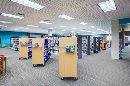 Campus Highlights - Library Stacks and Study Spaces