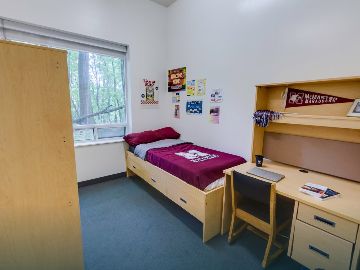 North Quad - Les Prince Hall Double Room with Ensuite