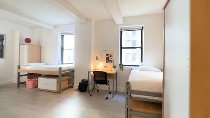 New York City Residence Hall Tour - 525 Lexington Ave - Triple Room