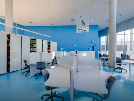Lassonde buildings: common areas - Library interior