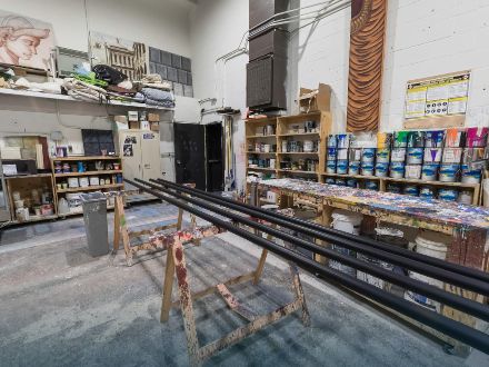 Animation, Arts & Design studios and classrooms – Trafalgar - Props room