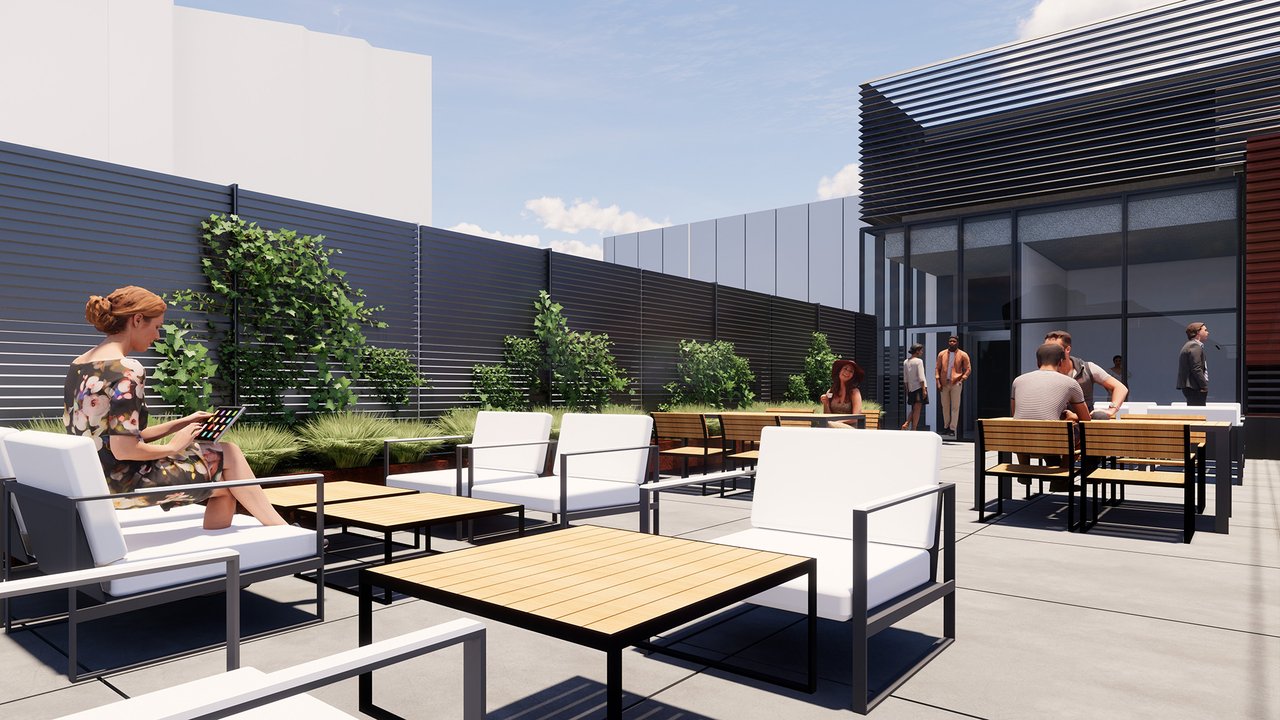 Innis College - Rooftop Lounge and Terrace