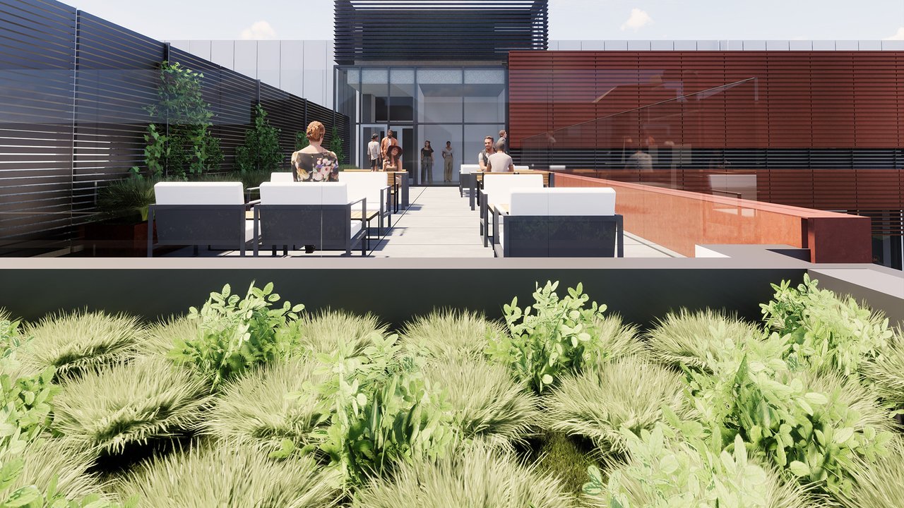 Innis College - Rooftop Lounge and Terrace